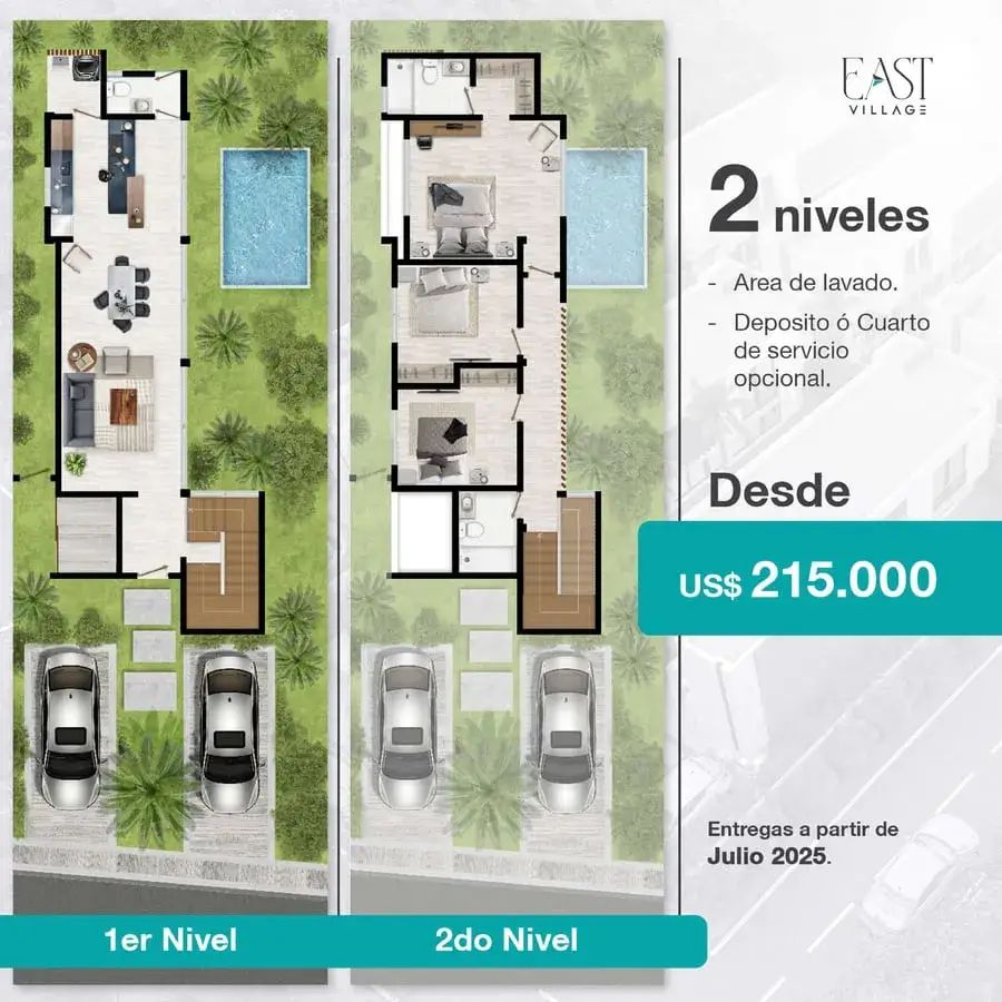 East Village – Villas Cerca de Downtown Punta Cana. Foto 7250125-7.jpg