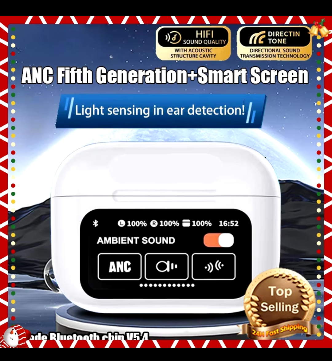 auriculares inalámbricos Bluetooth ACN con pantalla táctil  Foto 7250519-6.jpg