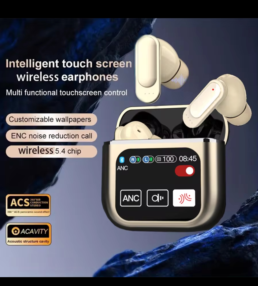 auriculares inalámbricos Bluetooth ACN con pantalla táctil  Foto 7250525-8.jpg