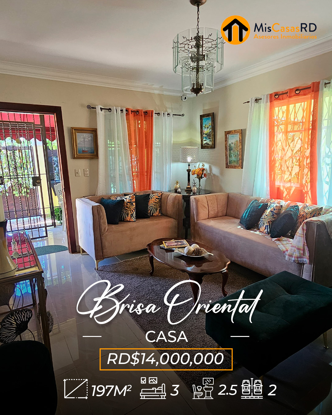 Casa en venta en Urb. Brisa Oriental de 3 niveles en Santo Domingo Est Foto 7251648-10.jpg