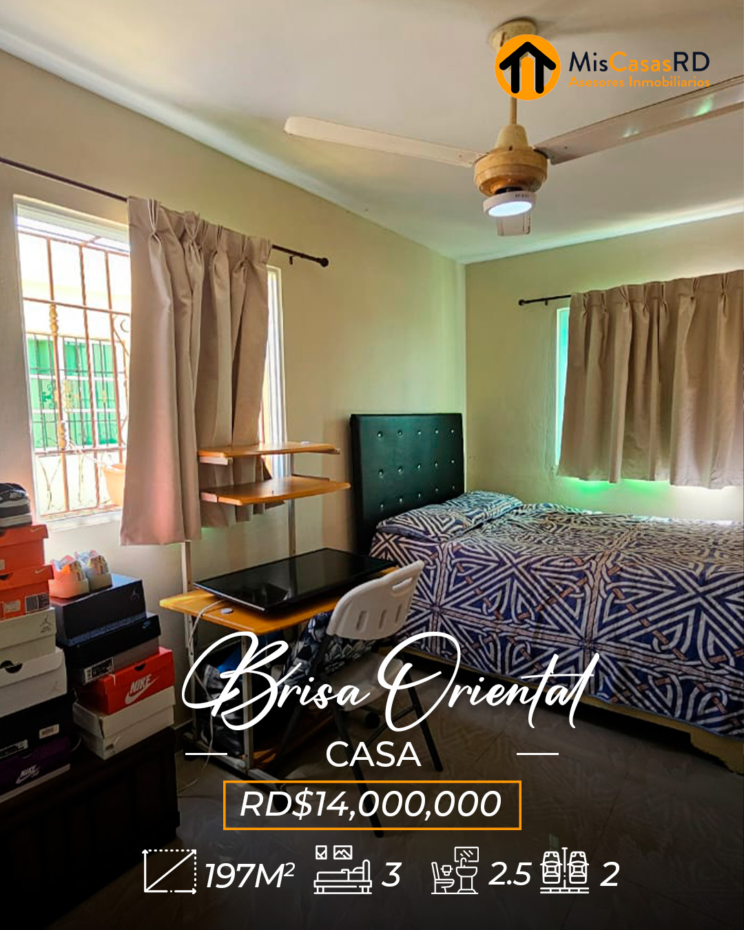 Casa en venta en Urb. Brisa Oriental de 3 niveles en Santo Domingo Est Foto 7251648-5.jpg