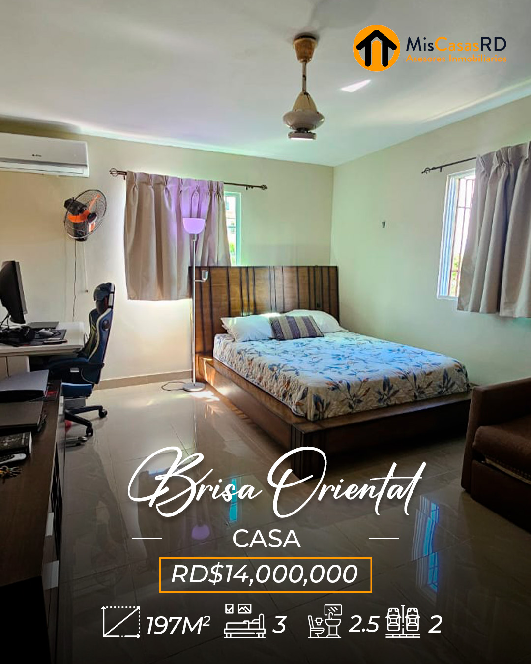 Casa en venta en Urb. Brisa Oriental de 3 niveles en Santo Domingo Est Foto 7251648-6.jpg