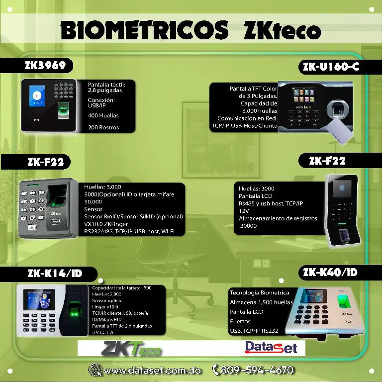 BIOMETRICOS ZKteco Foto 7251736-1.jpg