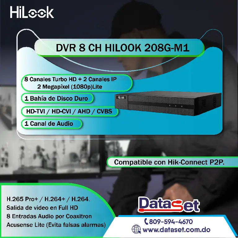 DVR 8 CH HILOOK 208G-M1 Foto 7252177-1.jpg