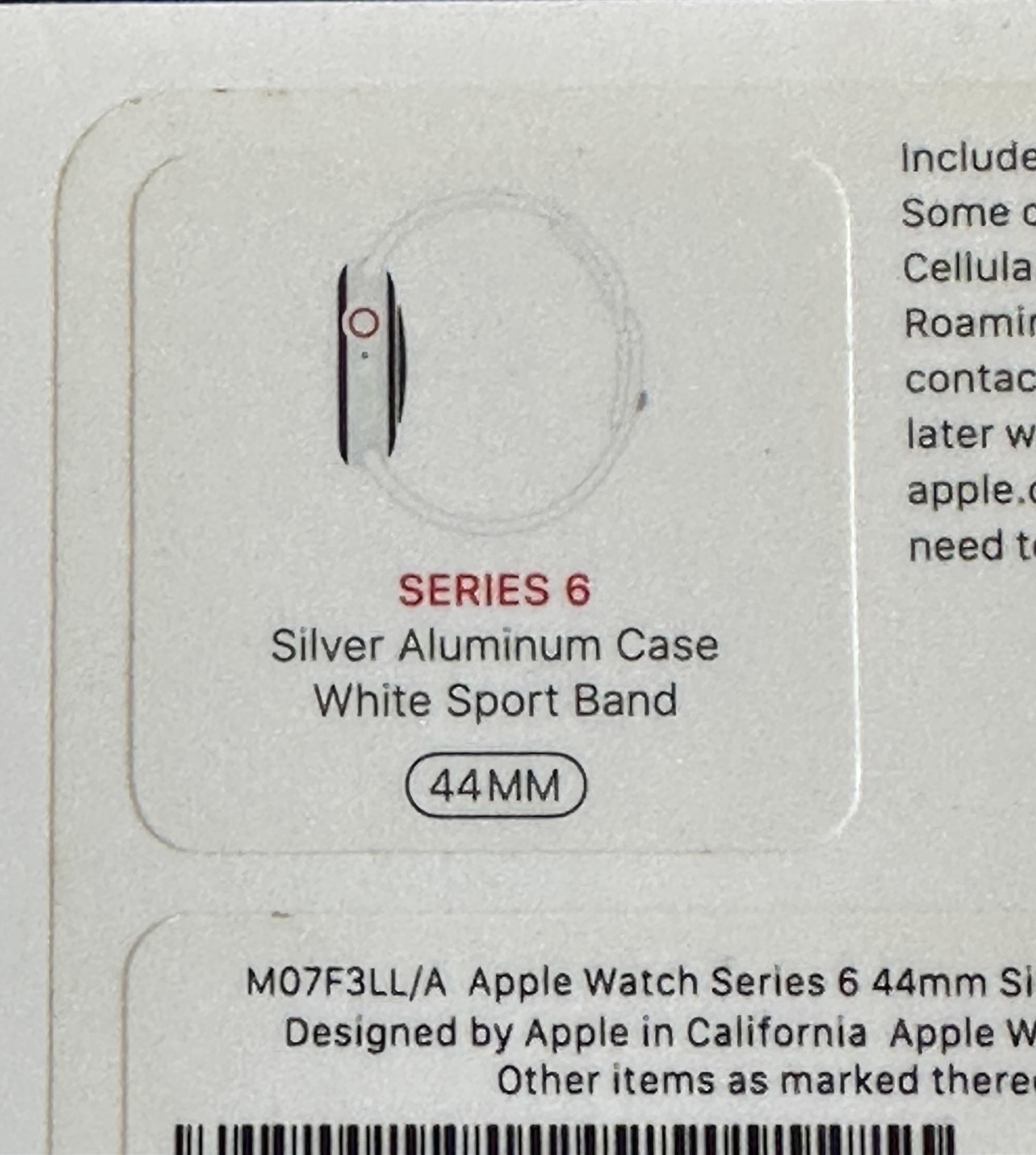 Apple Watch Series 6 44mm Silver GPS  LTE Foto 7252635-2.jpg