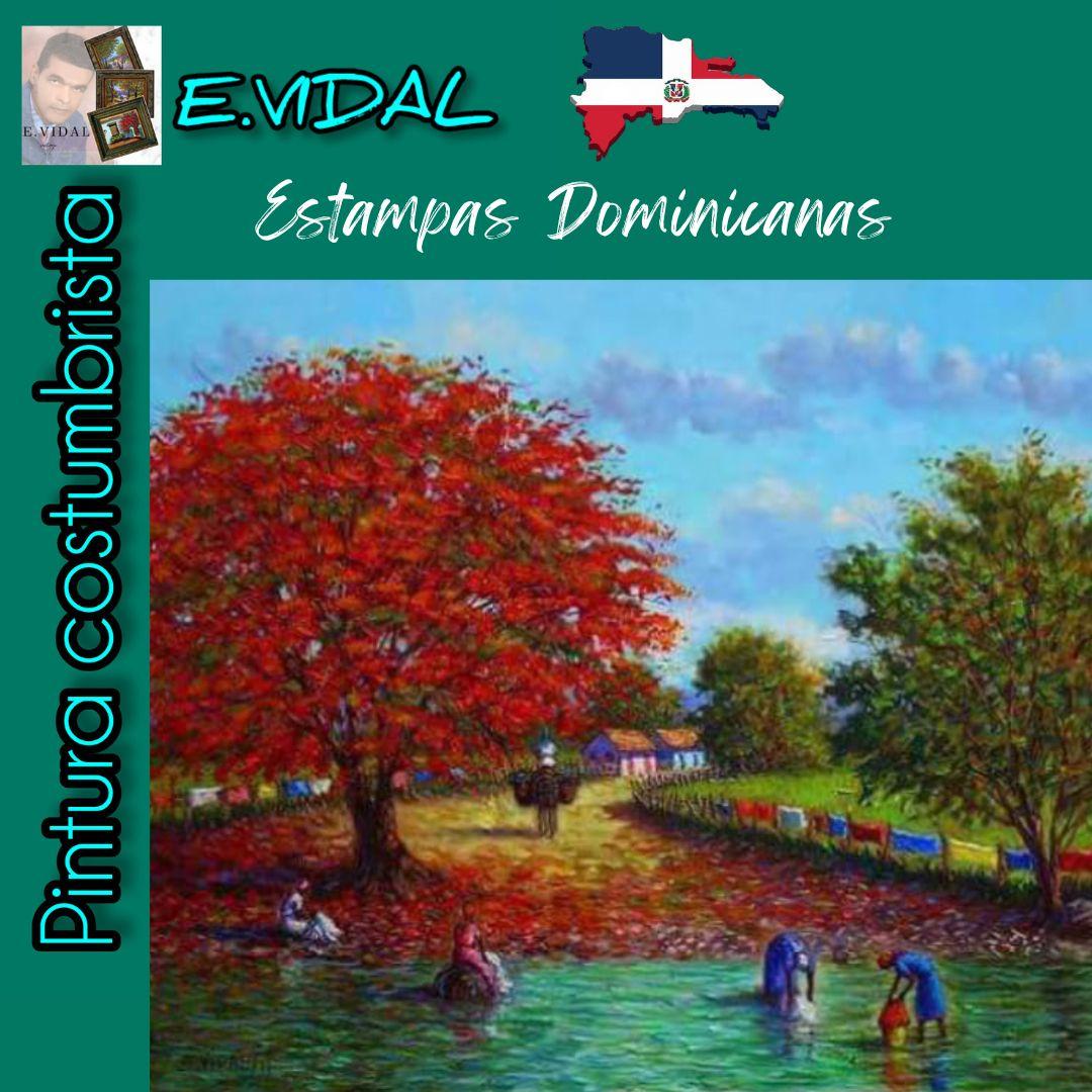 PINTOR DOMINICANO OBRAS DE ARTE E.VIDAL QRIGINAL PAINTING Foto 7253036-1.jpg