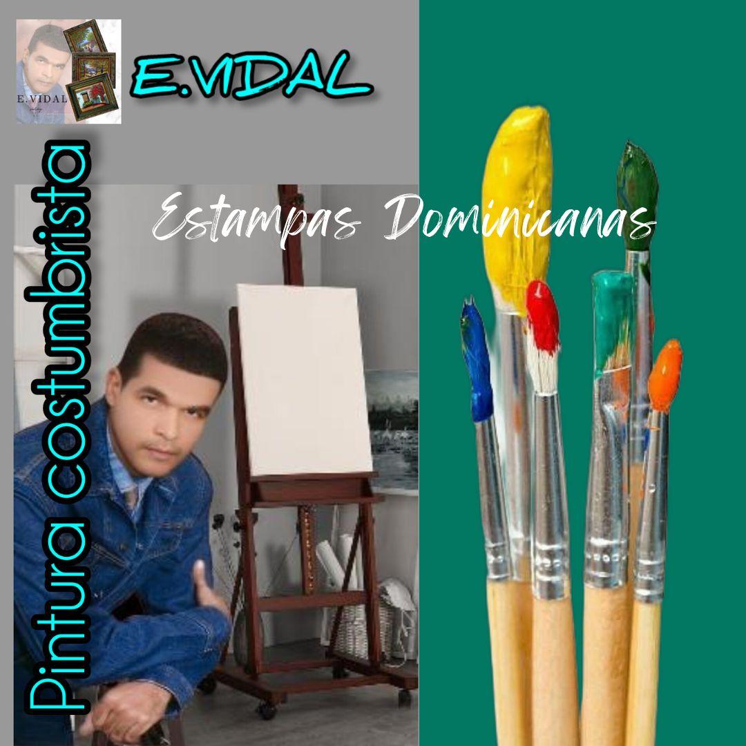 PINTOR DOMINICANO OBRAS DE ARTE E.VIDAL QRIGINAL PAINTING Foto 7253036-2.jpg