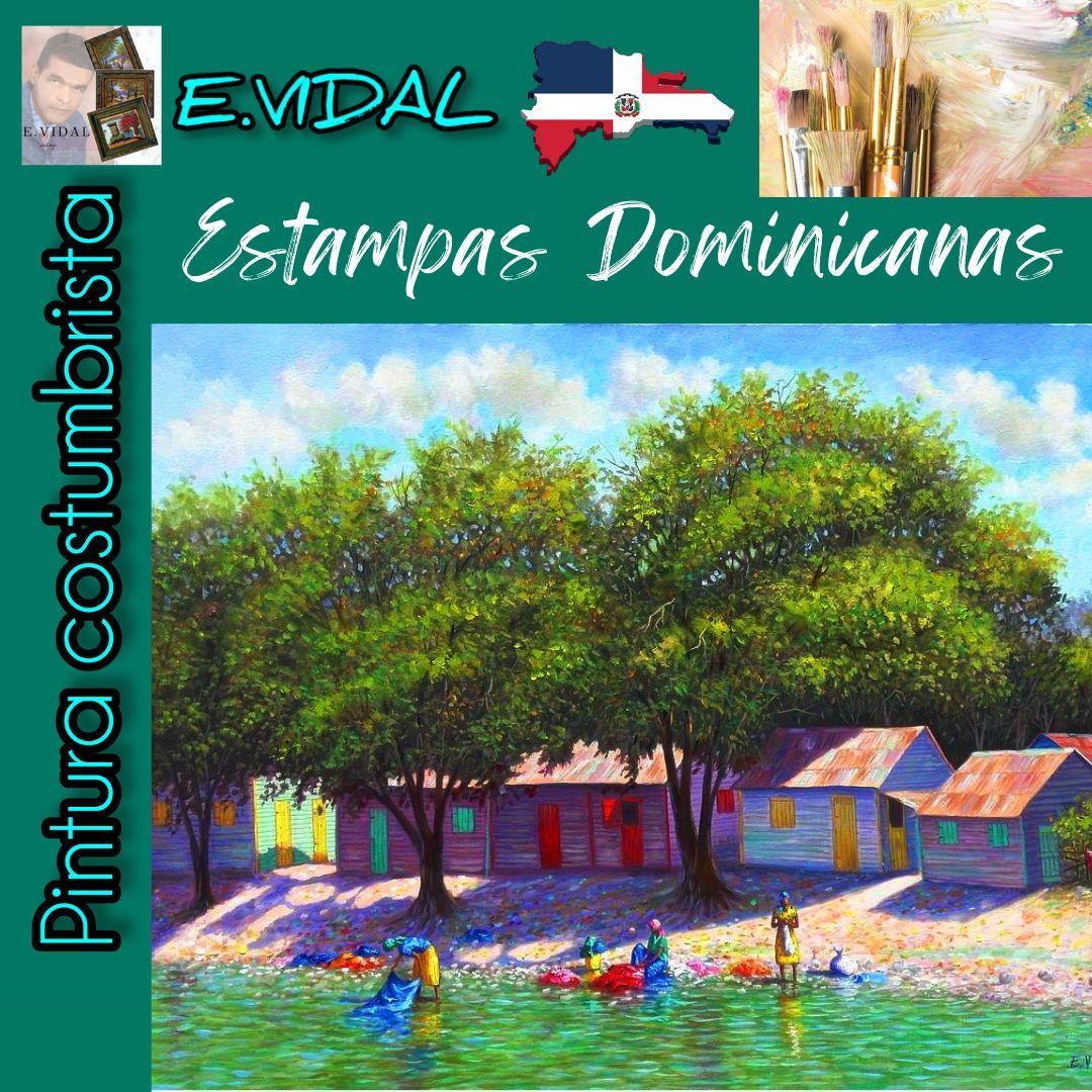 PINTOR DOMINICANO OBRAS DE ARTE E.VIDAL QRIGINAL PAINTING Foto 7253036-4.jpg