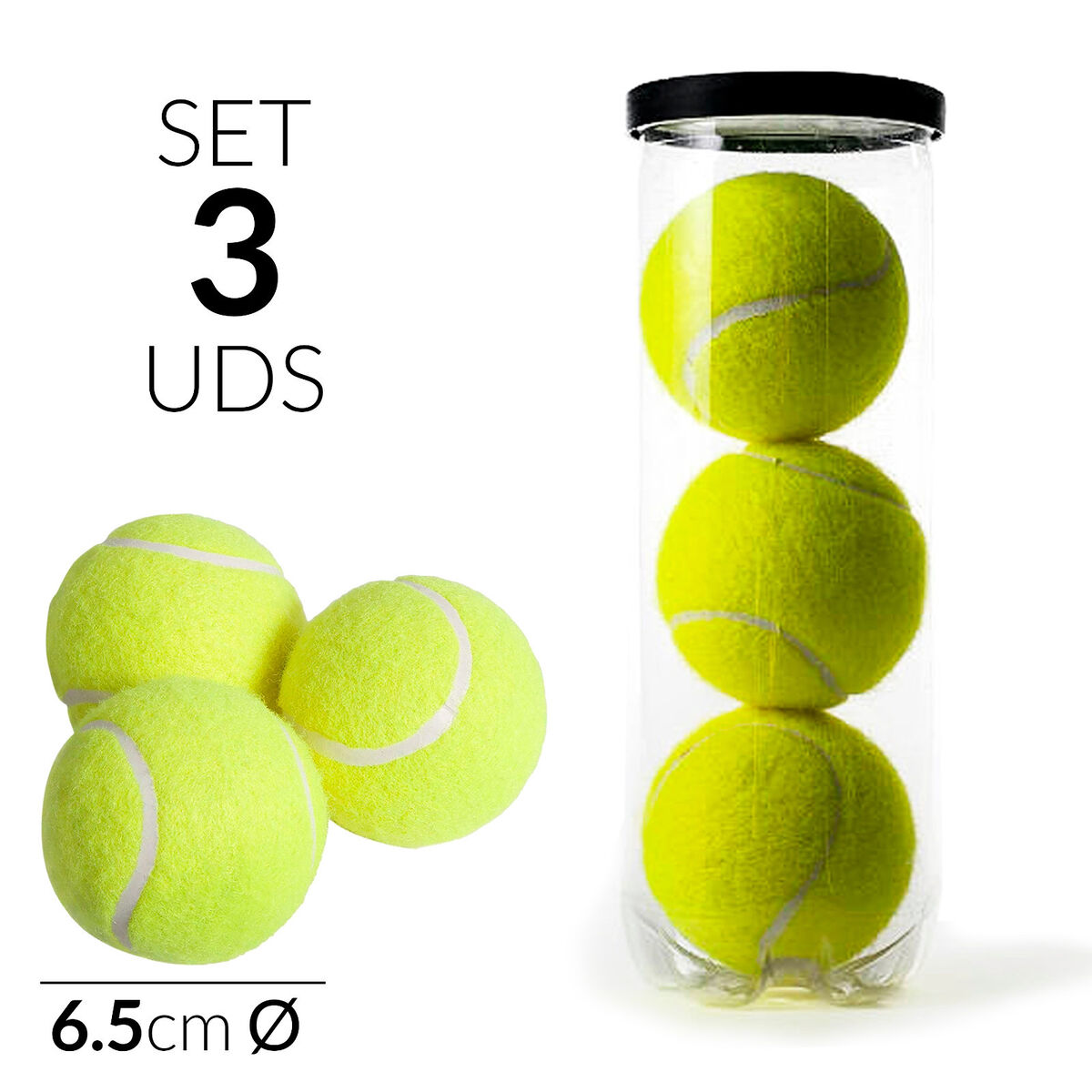 PELOTA DE TENIS KIT DE 3 Foto 7253301-1.jpg