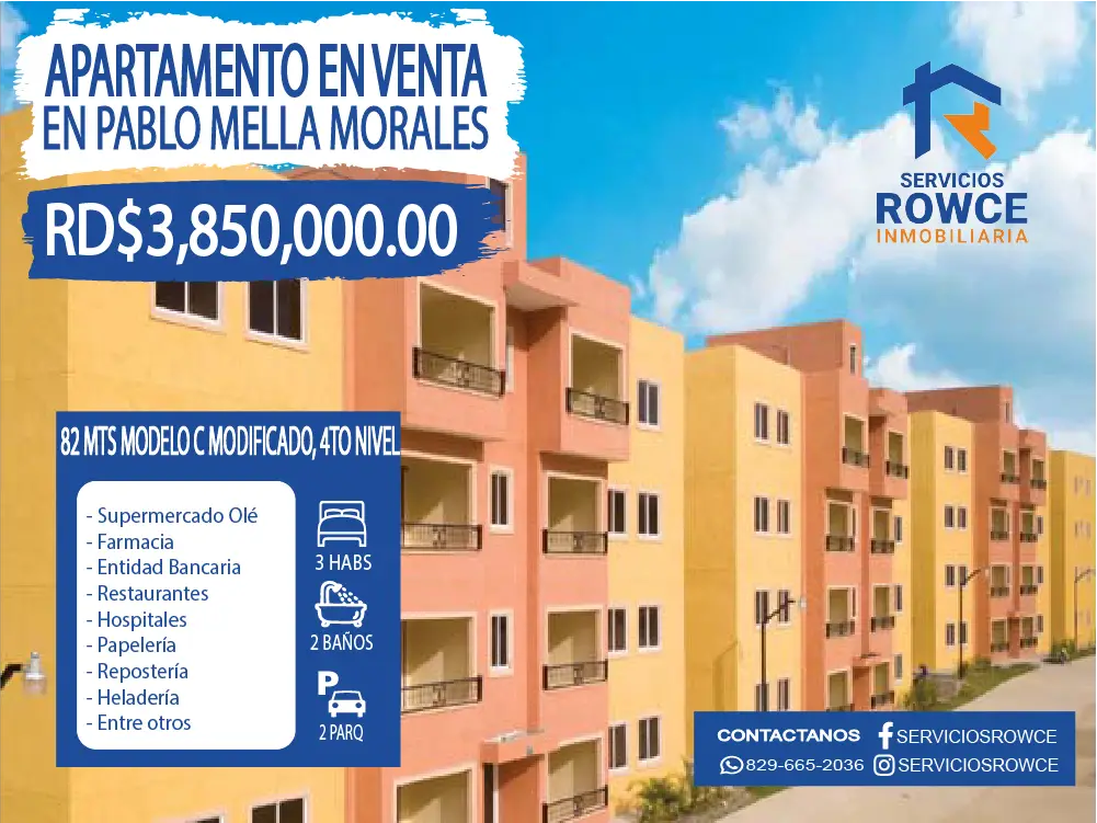 VENDO APARTAMENTO EN PABLO MELLA MORALES SEGUNDA ETAPA Foto 7253420-4.jpg