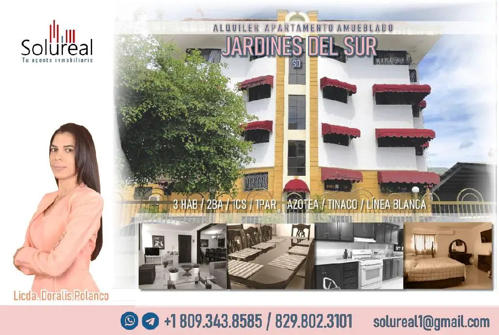Apartamento amueblado familiar en Jardines del Sur Foto 7253459-1.jpg