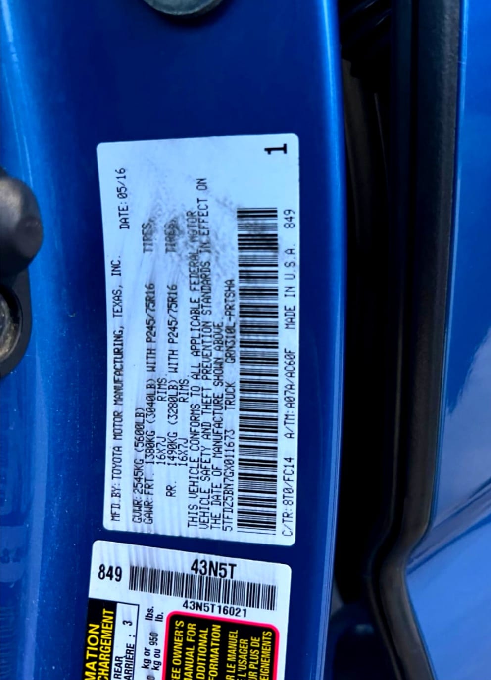 Toyota Tacoma 2016 Limited Foto 7253935-4.jpg