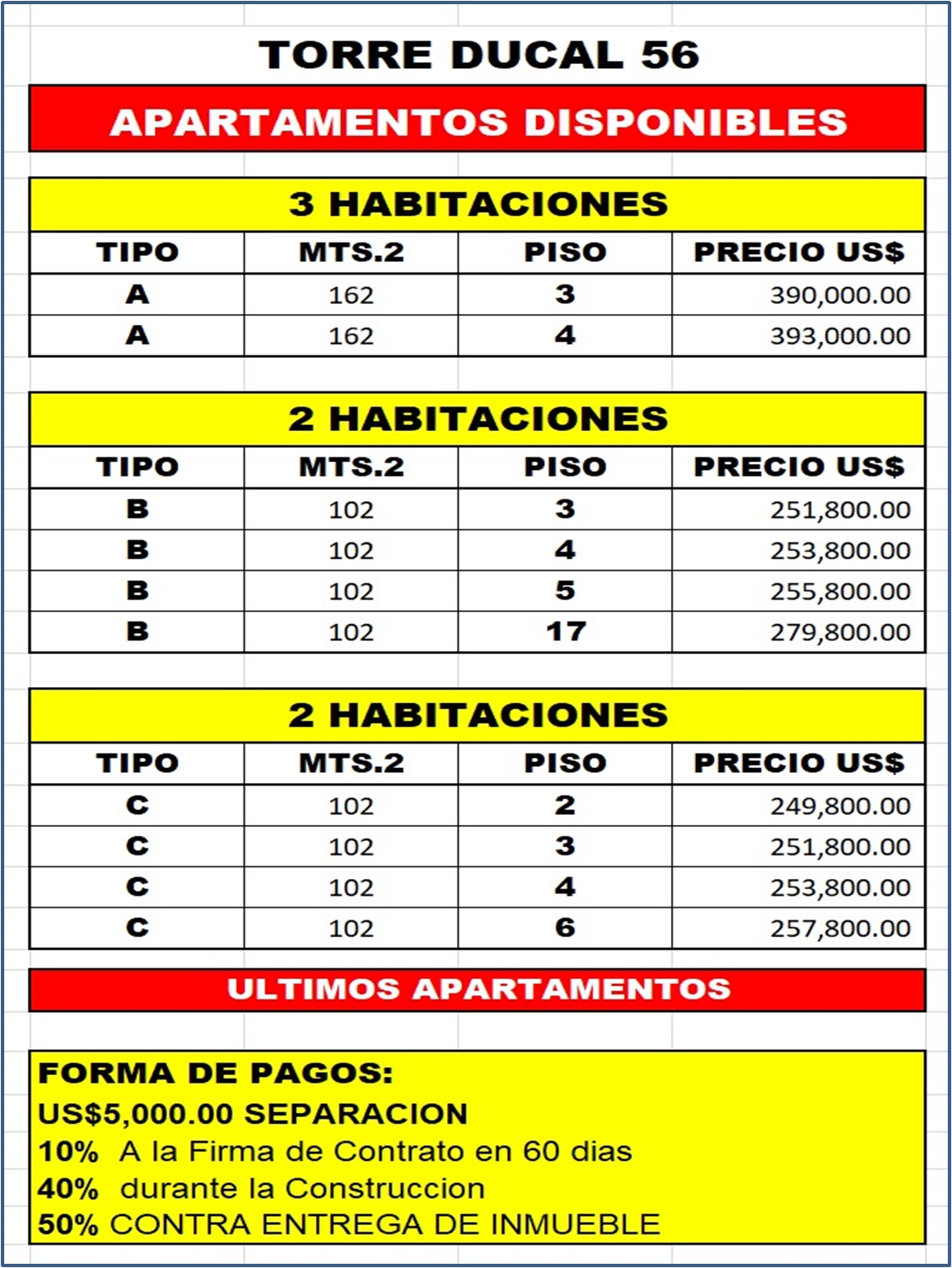 Exclusiva Torre de Apartamentos en NACO de 2 y 3 Habs. TORRE DUCAL 56… Foto 7254795-10.jpg