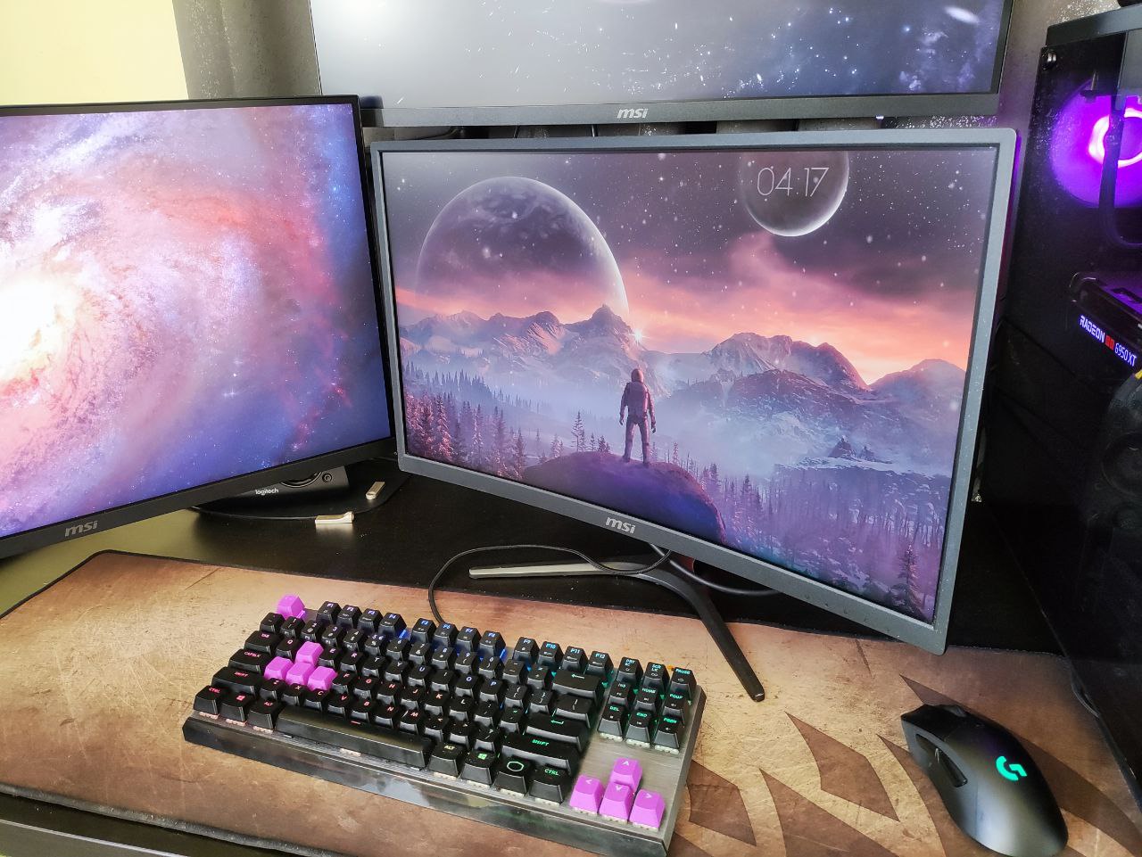 MSI Full HD FreeSync Gaming Monitor 24 Curved 1ms VA 1920 x 1080 144Hz Foto 7254984-2.jpg