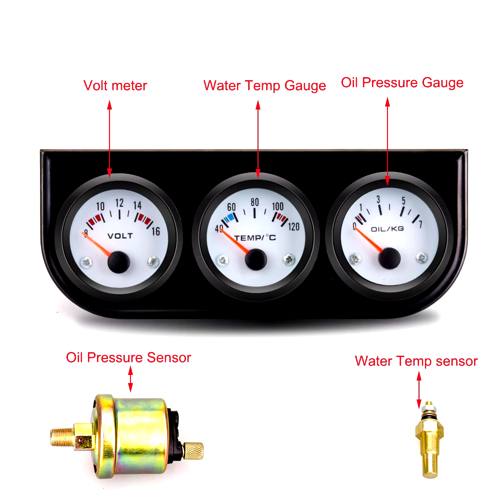 Kit 3 en 1  medidor de temperatura del agua voltímetro con sensor medi Foto 7255324-1.jpg