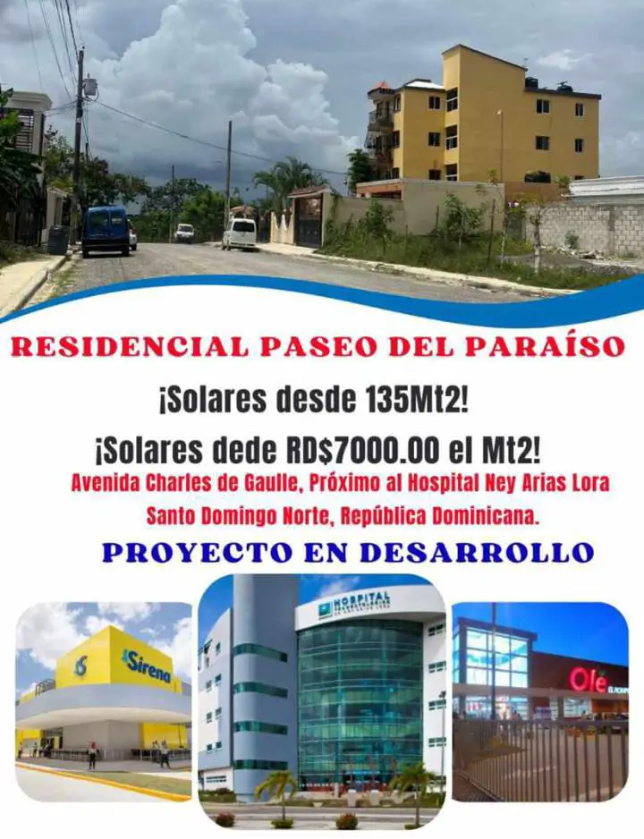 Nuevo Proyecto de Solares con Titulos Prox Ney Arias Lora y Av C de Ga Foto 7255829-10.jpg