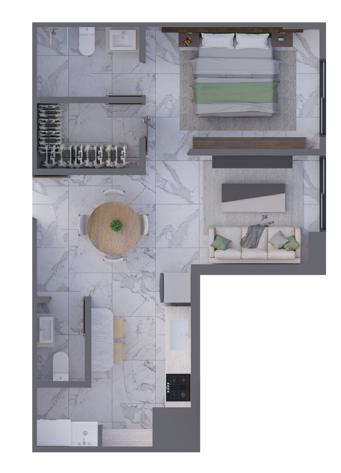 Apartamentos en venta en Bella Vista 1 habitación Foto 7257363-5.jpg