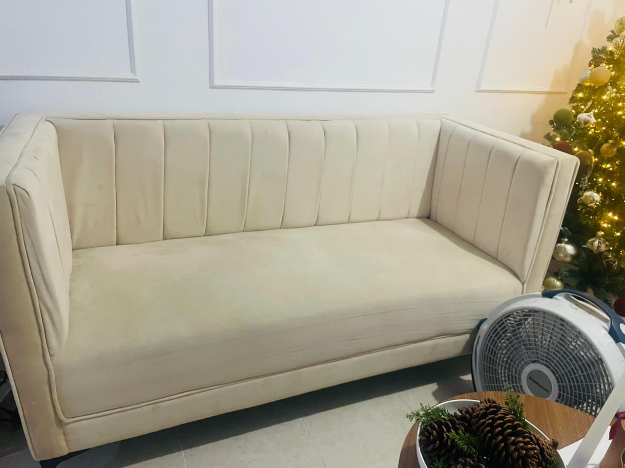 Juego de Muebles de dos y tres plazas Crema Foto 7257500-1.jpg
