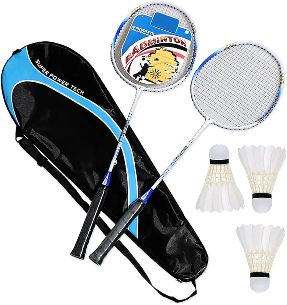 Nuevo 2 Raquetas Badminton Set Con 2 Pelota Volantes Foto 7257678-3.jpg