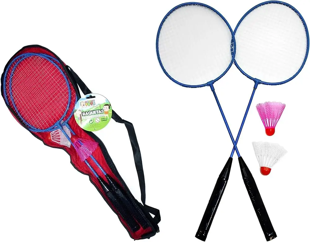 Nuevo 2 Raquetas Badminton Set Con 2 Pelota Volantes Foto 7257678-4.jpg