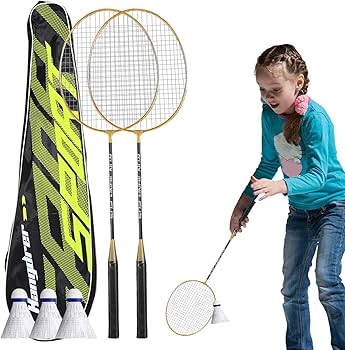 Nuevo 2 Raquetas Badminton Set Con 2 Pelota Volantes Foto 7257678-5.jpg