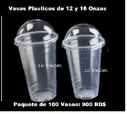 Vasos Plásticos 12 16 Onzas con Tapa Domo Foto 7258395-2.jpg