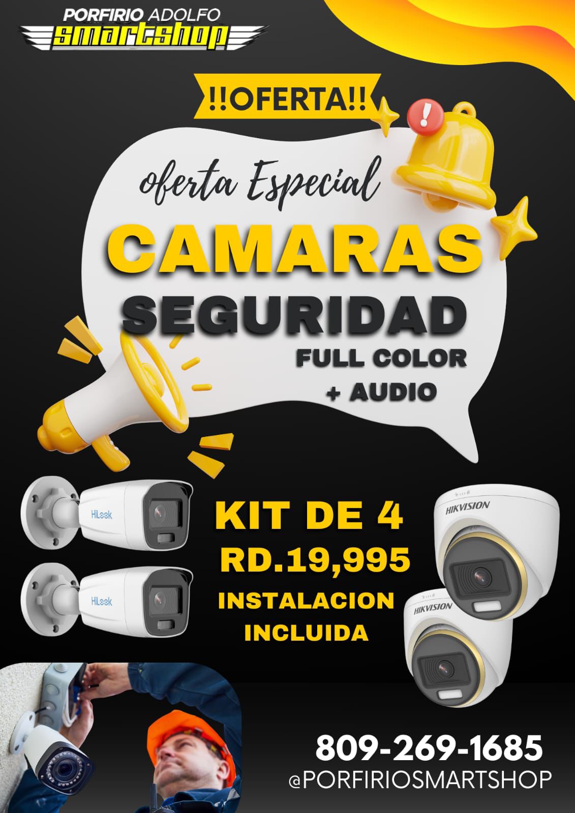 Sistema De 4 Camaras Con Sensores De Movimientos Y Vision Nocturna A C Foto 7258768-1.jpg