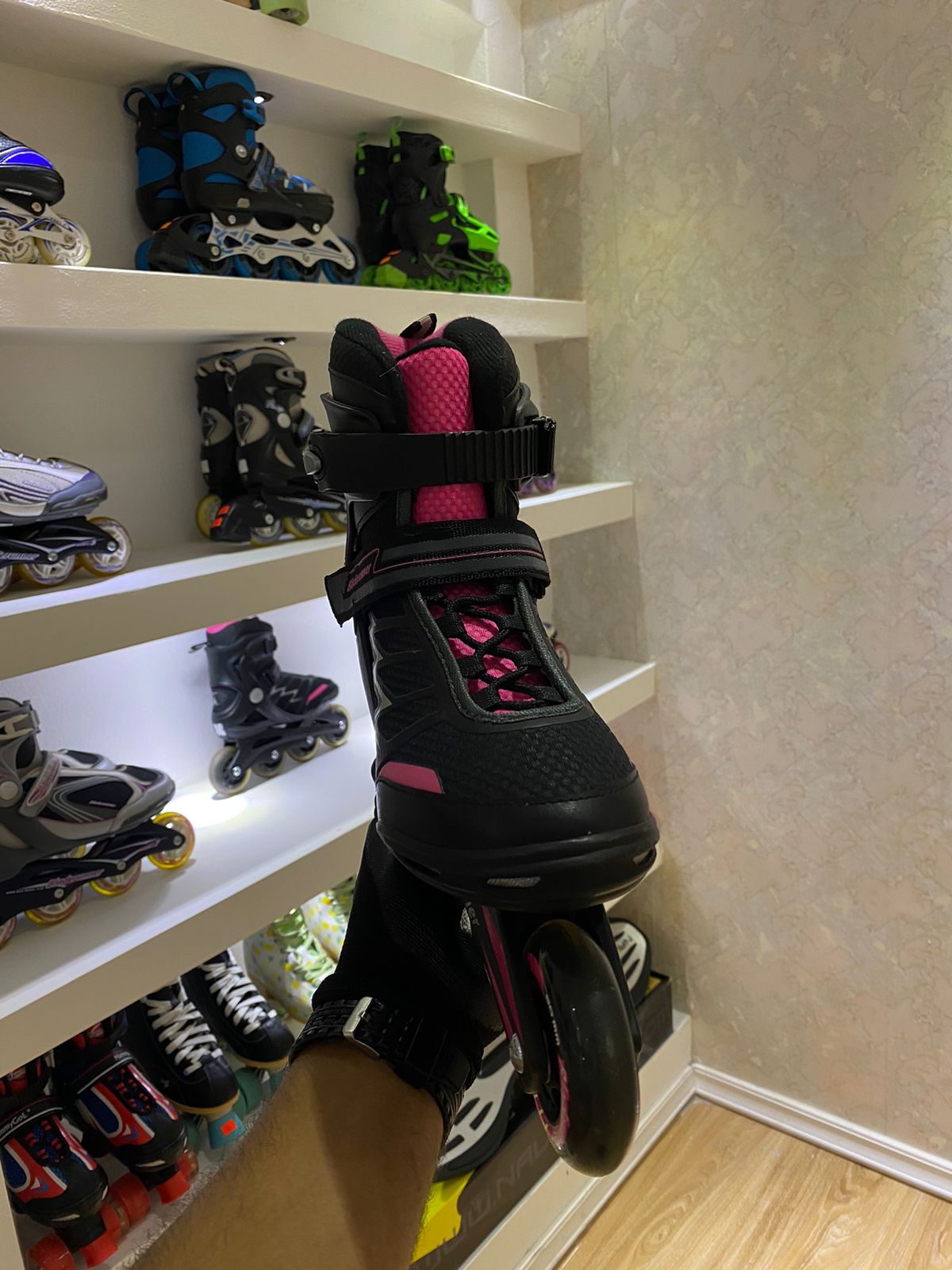 patines blade runner profecionales size 36 ruedas 80mm de silicon roda Foto 7259410-2.jpg