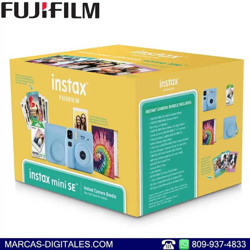 Fujifilm Instax Mini SE Combo Azul Camara de Foto Instantanea Foto 7259763-2.jpg