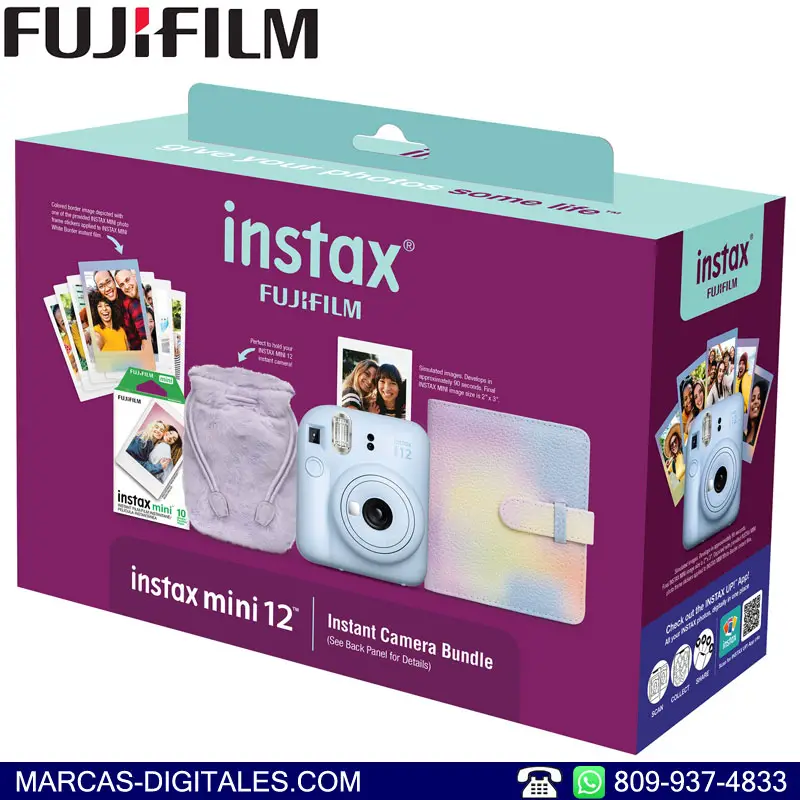 Fujifilm Instax Mini 12 Combo Azul Camara de Fotos Instantaneas Foto 7259765-2.jpg