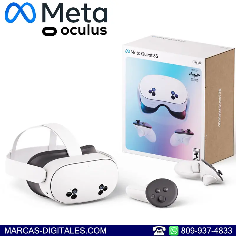 Meta Quest 3S 128GB Set Visor de Realidad Virtual VR y Aumentada XR Foto 7259773-2.jpg