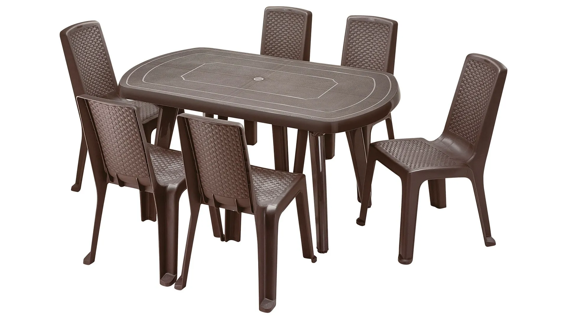 SE VENDE MESA PLASTICA  OVALADA RIMAX DE 6 SILLAS NUEVA Foto 7260959-6.jpg