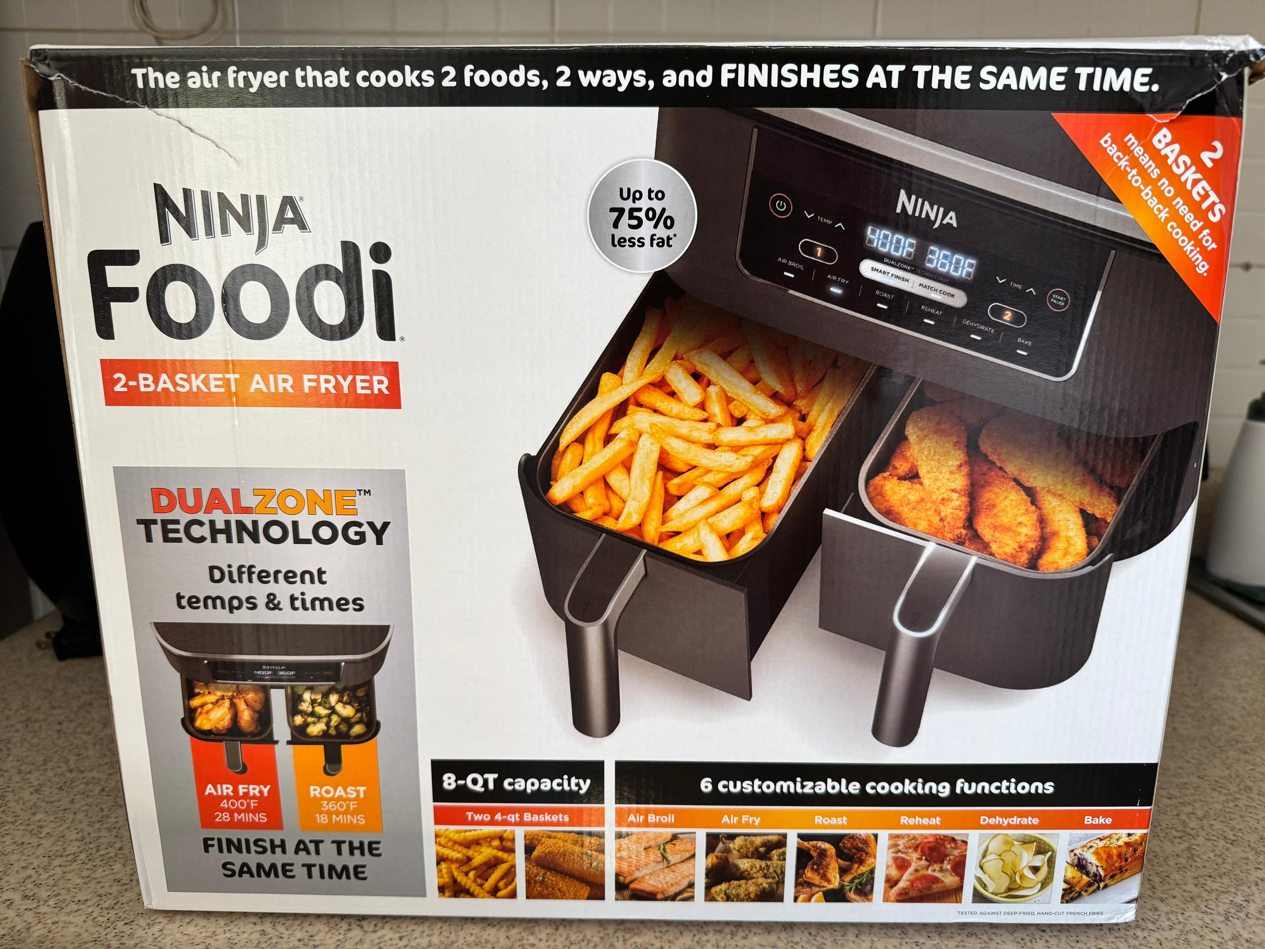 Freidora Air Fryer Doble Bandeja Ninja - NUEVA Foto 7261263-2.jpg