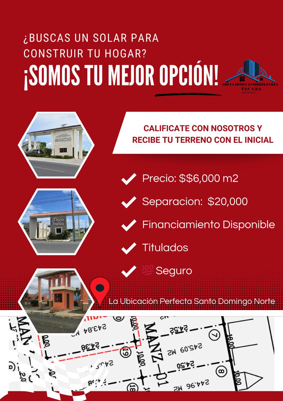 adquiere tu solar hoy en excelente residecial privado Foto 7261274-1.jpg