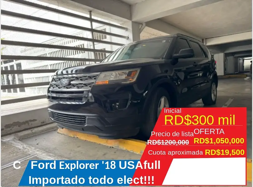 FORD EXPLORER NEGRA 2018 AMERICANO RECIEN IMPORTADO Foto 7261514-1.jpg
