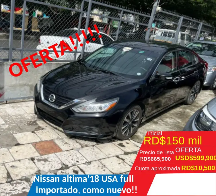NISSAN ALTIMA NEGRO 2018 AMERICANO RECIEN IMPORTADO Foto 7261531-11.jpg