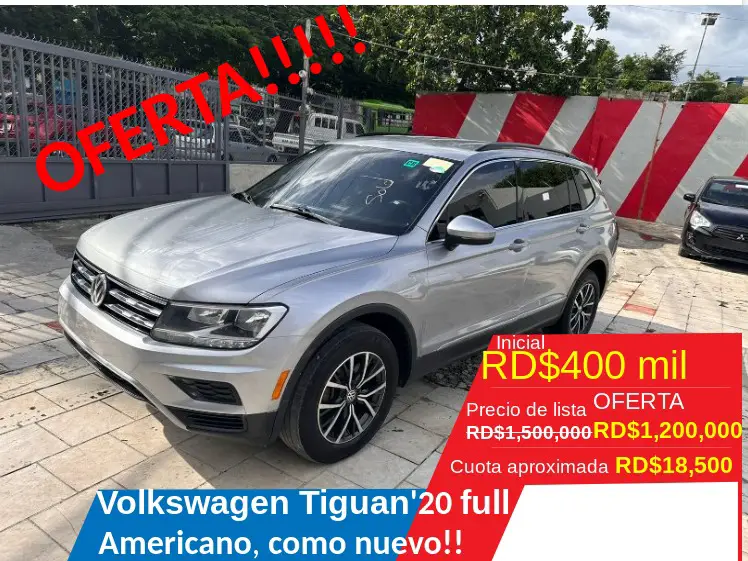 VOLKSWAGUER  TIGUAN GRIS 2020 AMERICANO RECIEN IMPORTADO Foto 7261537-1.jpg