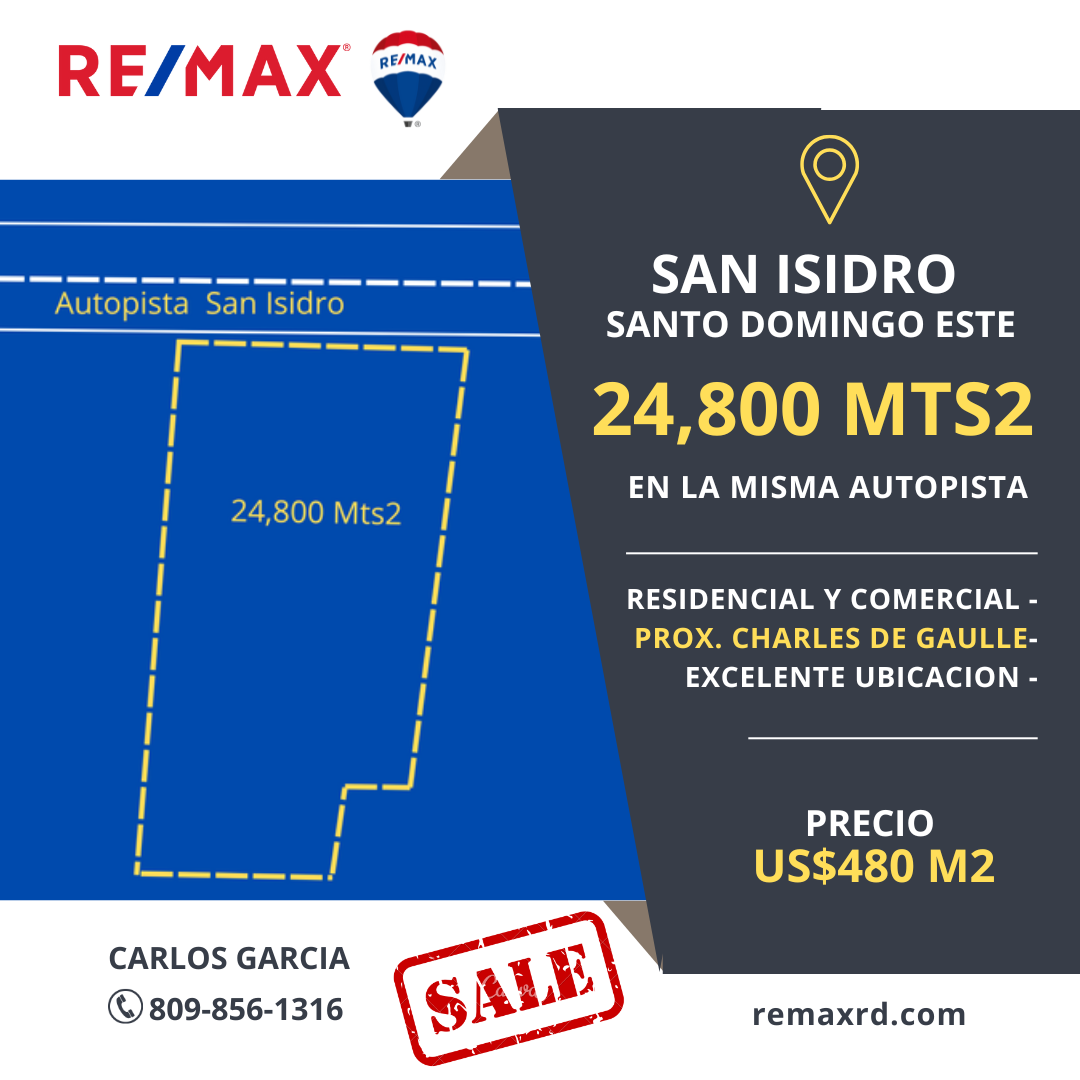 SOLAR VENTA EN LA MISMA AUTOPISTA SAN ISIDRO PROXIMO AV. CHARLES DE GA Foto 7261770-1.jpg