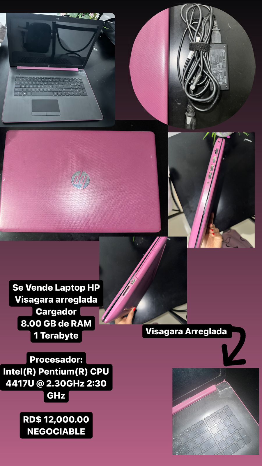 Vendo laptop hp Foto 7261904-1.jpg