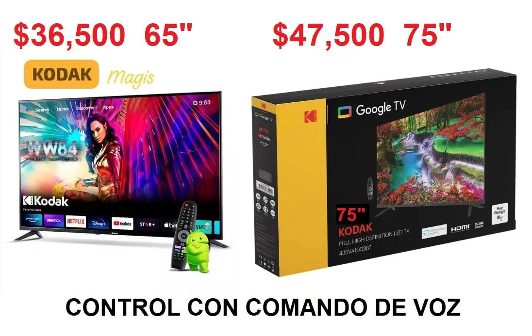 GOOGLE TV KODAK DE 65 PG. Bluetooth CONTROL MAGICO 36500 Foto 7262248-1.jpg