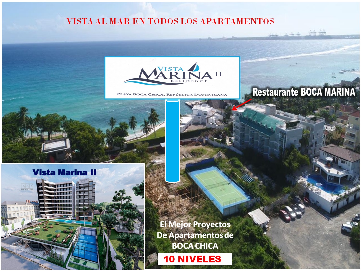 PROYECTO APTOS FRENTE AL MAR en BOCA CHICA a Pasos de los Principales  Foto 7262281-12.jpg