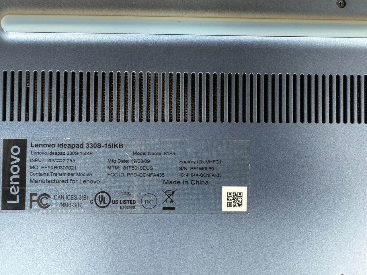 Lenovo Ideapad 330S – Pantalla 15.6 Intel Core i3 2.2GB 4GB RAM 120GB  Foto 7262639-5.jpg