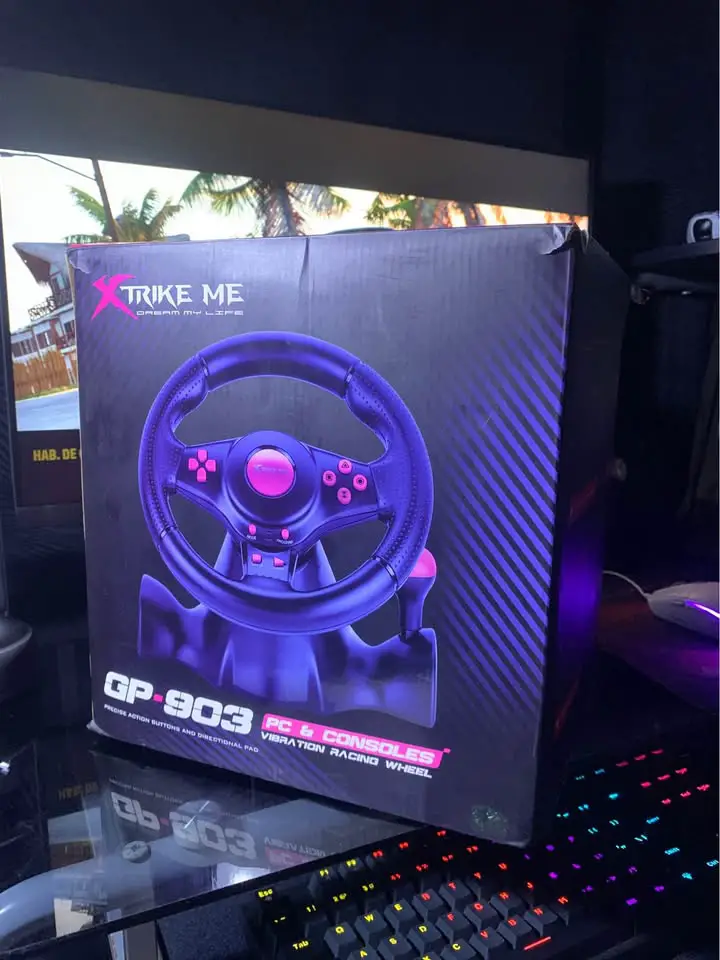 VOLANTE DE JUEGOS XTRIKE ME GP-903 COMPATIBLE PS4/PS3/PC Y MÁS Foto 7262878-8.jpg