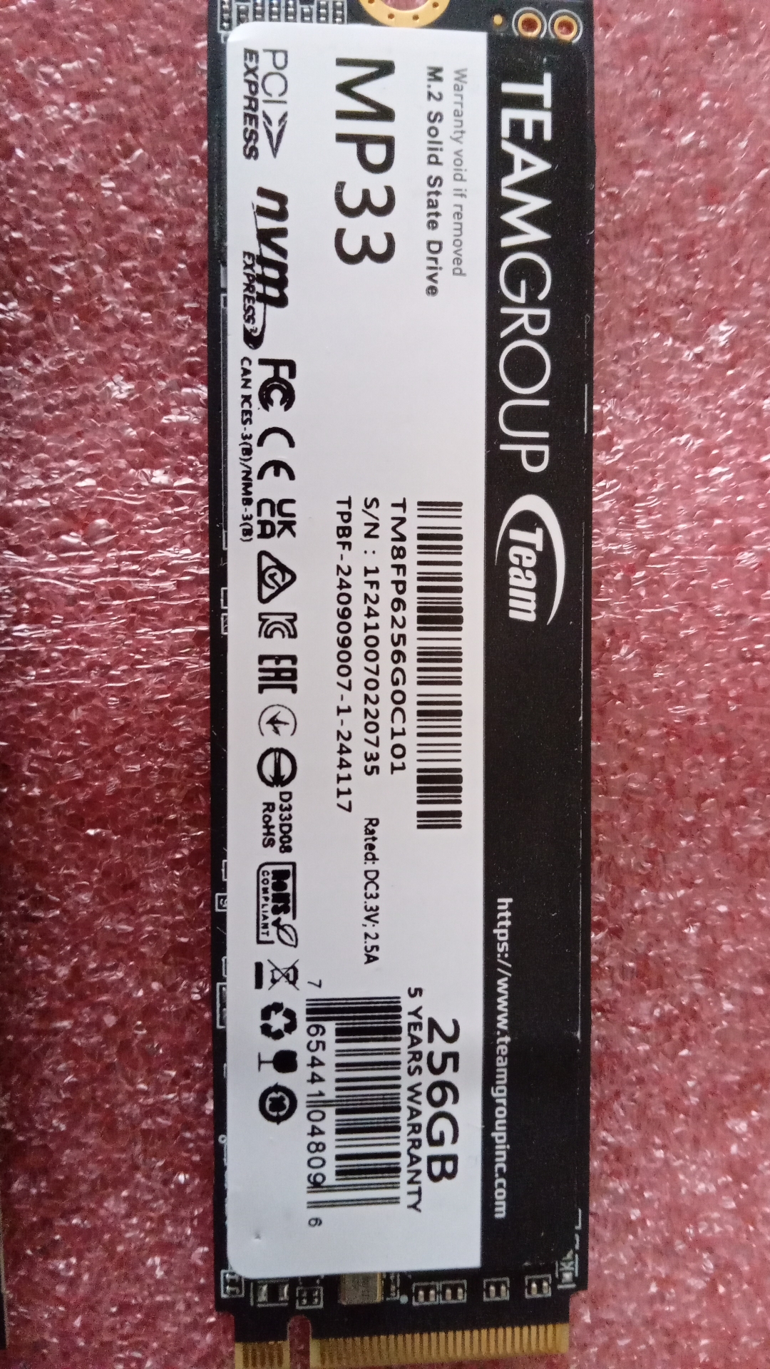 Discos m.2  256GB  NVEMi  como nuevos Recién importados USA  Foto 7263022-5.jpg