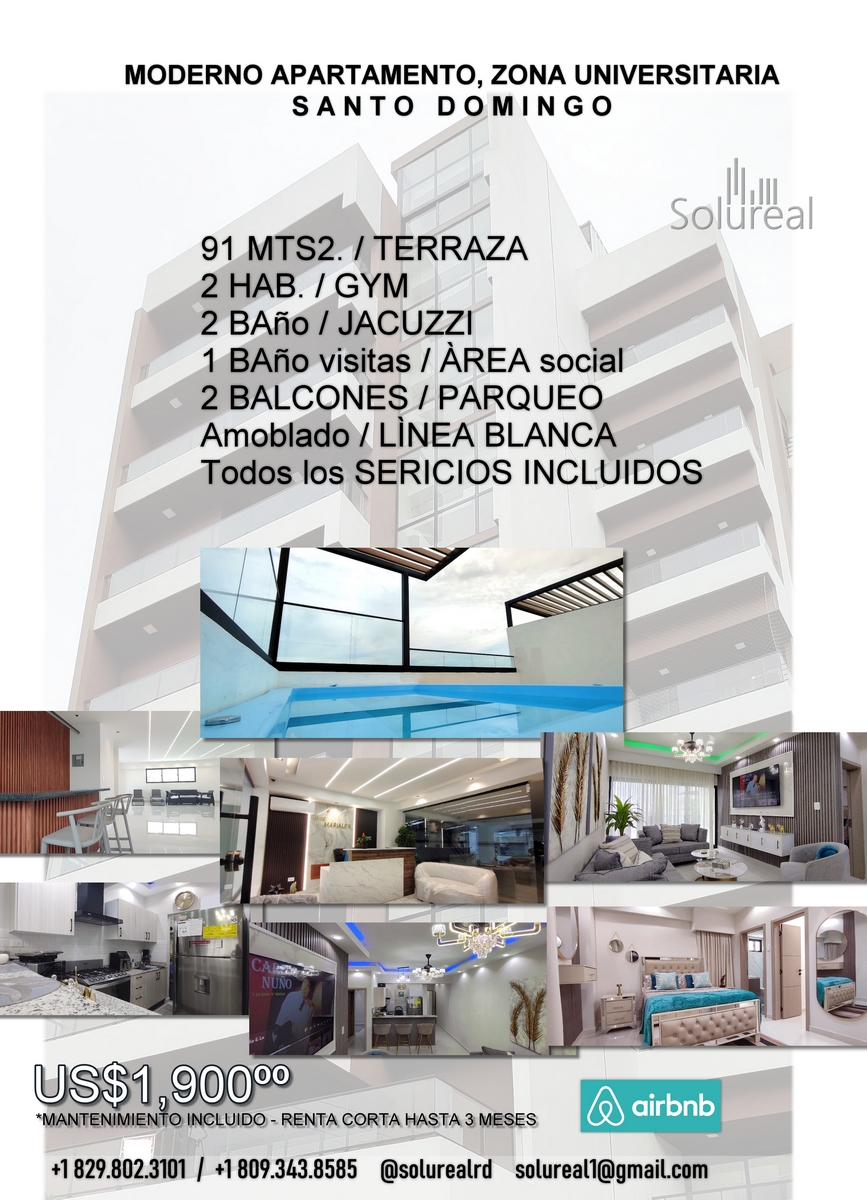 Moderno apartamento de 2 habitación en torre Santo Domingo Foto 7263297-14.jpg