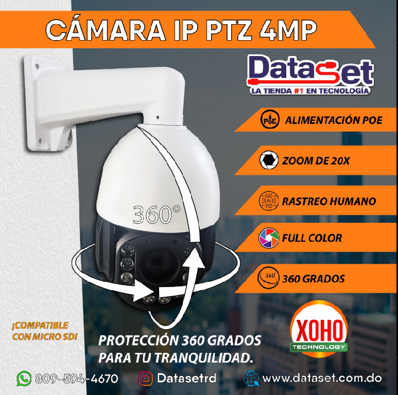  Cámara IP PTZ 4MP marca XOHO Foto 7263468-1.jpg