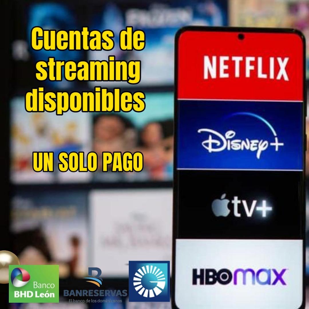 Vendo cuentas de Streaming  Foto 7263722-1.jpg