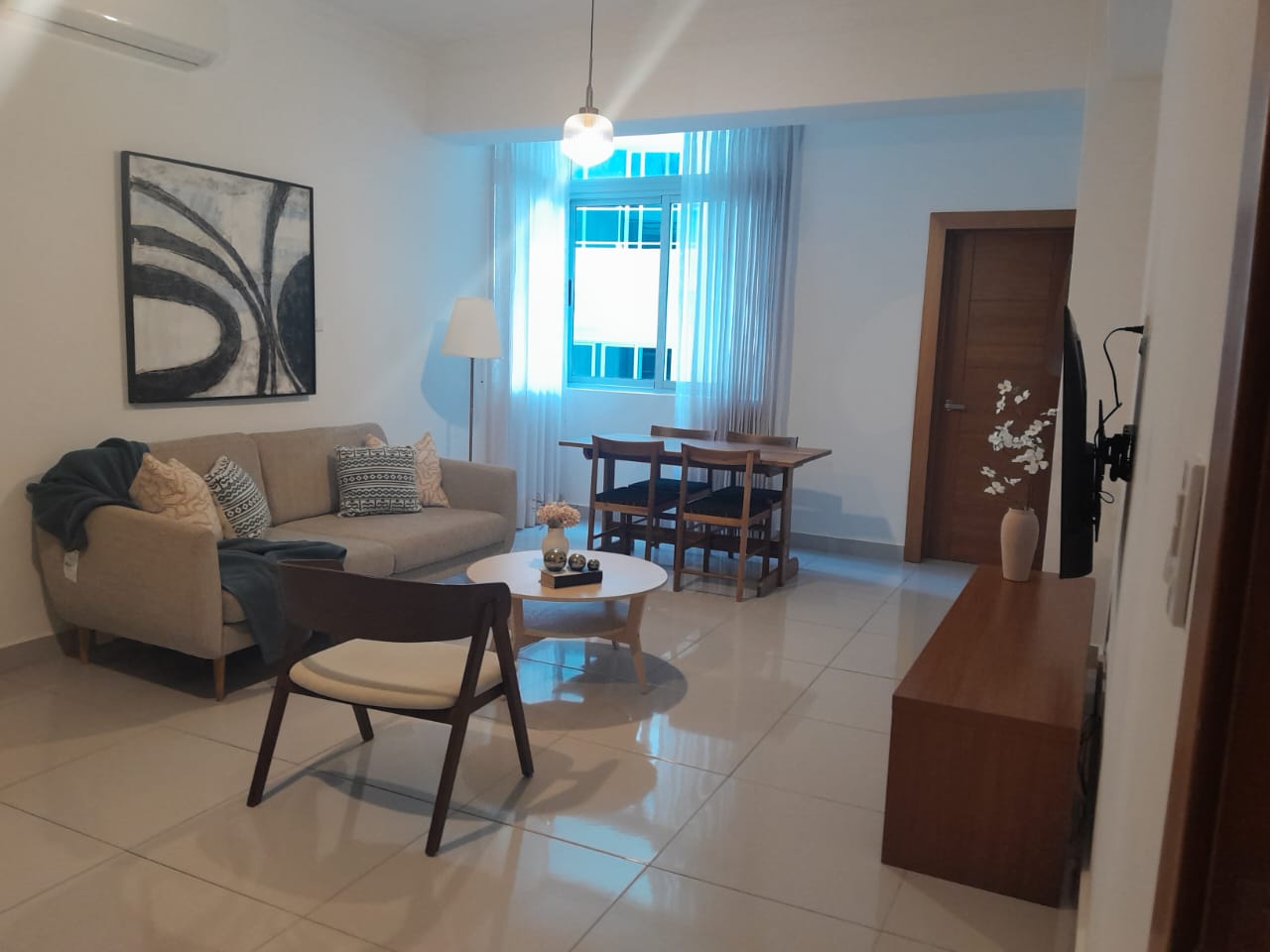 Apartamento amueblado en alquiler en Naco de 1 habitación Foto 7263745-1.jpg