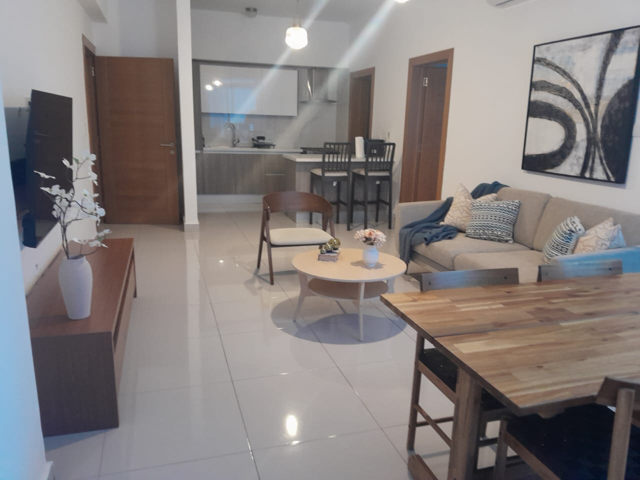 Apartamento amueblado en alquiler en Naco de 1 habitación Foto 7263745-4.jpg