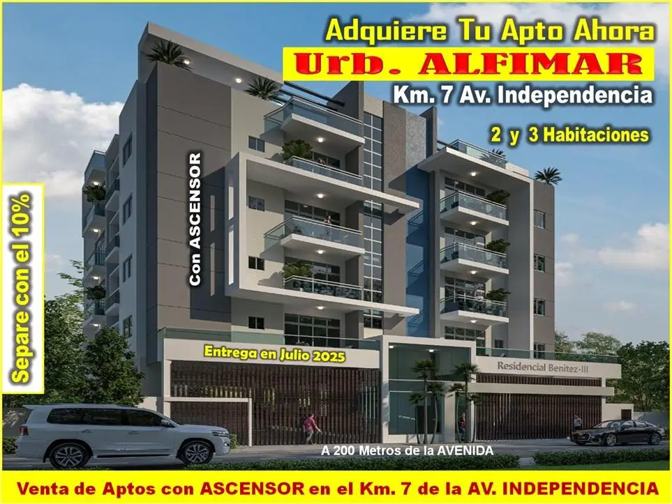 Proyecto de Aptos en ALFIMAR km.7 de la Independencia de 2 y 3 habitac Foto 7264854-1.jpg